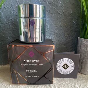 Kristals Cosmetics Amethyst Cryogenic Moonlight Cream NIB Sealed